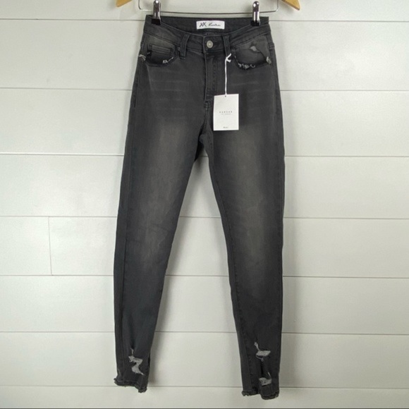 Women's Gray Jeans - Picture 2 of 9